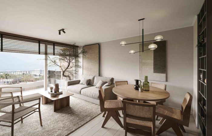 Living comedor proyecto Piemonte